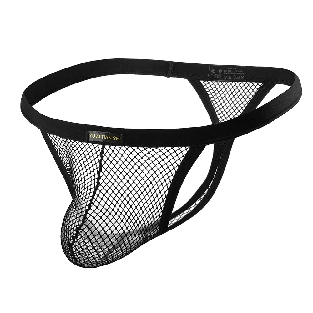 Mens Mesh Lingerie T-Back Thong V-String See-through Fishnet Pouch G-string Briefs Breathable Underwear Elasticity Slips
Mens Mesh Lingerie T-Back Thong V-String See-through Fishnet Pouch G-string Briefs Breathable Underwear Elasticity Slips