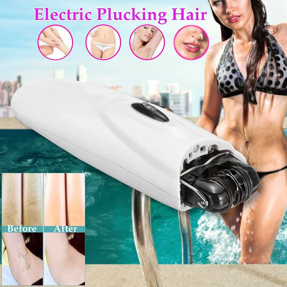 

Портативный электрический эпилятор для волос, Женский инструмент для удаления волос из АБС-пластика, триммер для лица, депиляция для женщин, косметологический уход за кожей, триммер для красоты