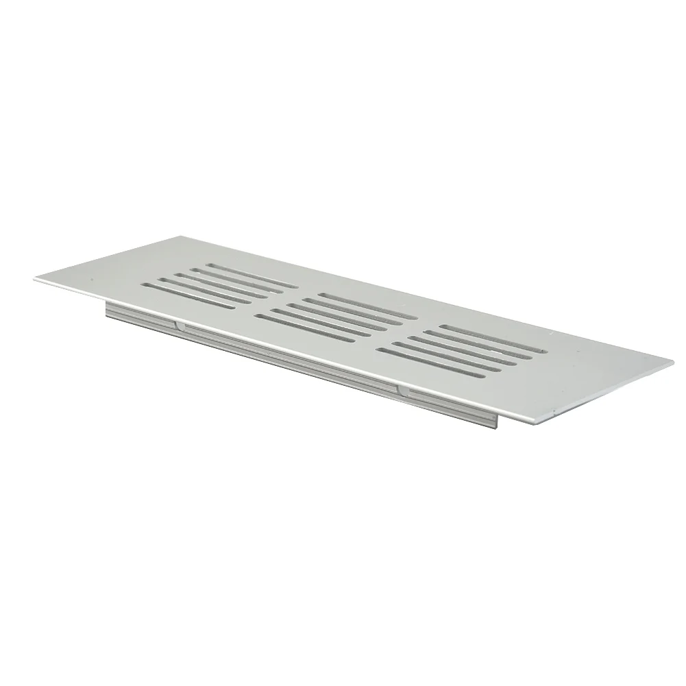 

50mm Wide Vents Aluminum Alloy Rectangular Cabinet Wardrobe Air Vent For Grille Ventilation-Cover Perforated Sheet