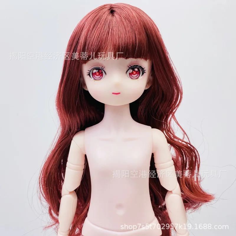 30 Cm Comic Face Bjd Doll 23 Joint Body Naked Baby 6 Points Bjd Two-Dimensional Make Up Toys Gift for Birthday Gift
30 Cm Comic Face Bjd Doll 23 Joint Body Naked Baby 6 Points Bjd Two-Dimensional Make Up Toys Gift for Birthday Gift