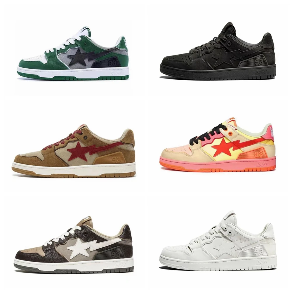 2023 Men Women Skateboarding Shoes BAPESTA SK8 Casual Skates Versatile Vibe Couple Walking Shoes Sneakers Eur36-45
2023 Men Women Skateboarding Shoes BAPESTA SK8 Casual Skates Versatile Vibe Couple Walking Shoes Sneakers Eur36-45