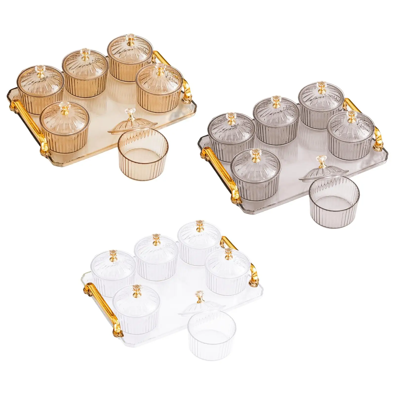 Caddy Serving Platter 6 Bowls with Lid Fruit Dessert Snacks Serving Platter for Wedding
Caddy Serving Platter 6 Bowls with Lid Fruit Dessert Snacks Serving Platter for Wedding