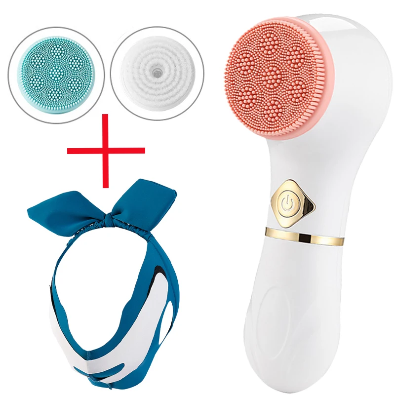 Double Chin Reducer Chin Up Slimming Strap Fixed Belt V-Line Facial lift Bandage Sculpt Bandage +3 in 1 Face Brush Silicone
Double Chin Reducer Chin Up Slimming Strap Fixed Belt V-Line Facial lift Bandage Sculpt Bandage +3 in 1 Face Brush Silicone