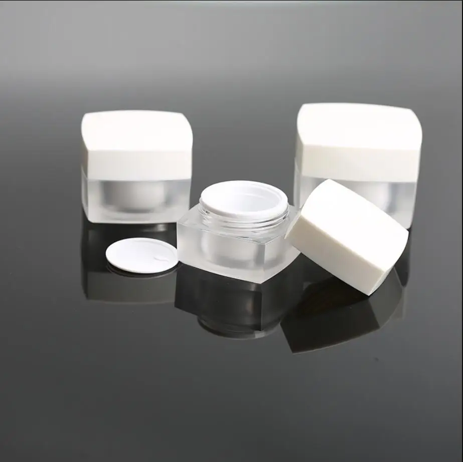 15G30G50G frosted square shape plastic acrylic jar pot tin eye cream serum essence moisturizer skin care cosmetic packing
15G30G50G frosted square shape plastic acrylic jar pot tin eye cream serum essence moisturizer skin care cosmetic packing