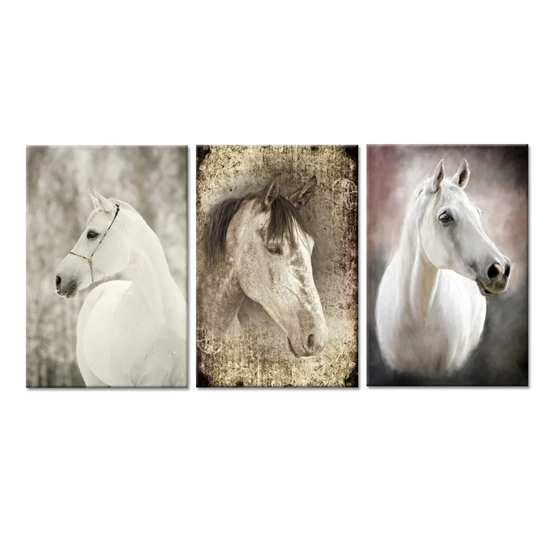 3 Pieces White Horses Wall Art Poster Elegant Animals Print Canvas Painting Modern Style Picture Living Room Home Decor
3 Pieces White Horses Wall Art Poster Elegant Animals Print Canvas Painting Modern Style Picture Living Room Home Decor