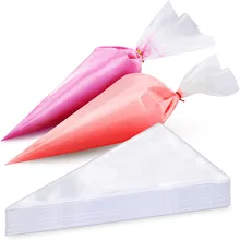 100/50/20pcs Disposable Piping Bag Pastry Bags Icing Fondant Cake Cream Bag for Decorating Pastries Cakes Baking Tools