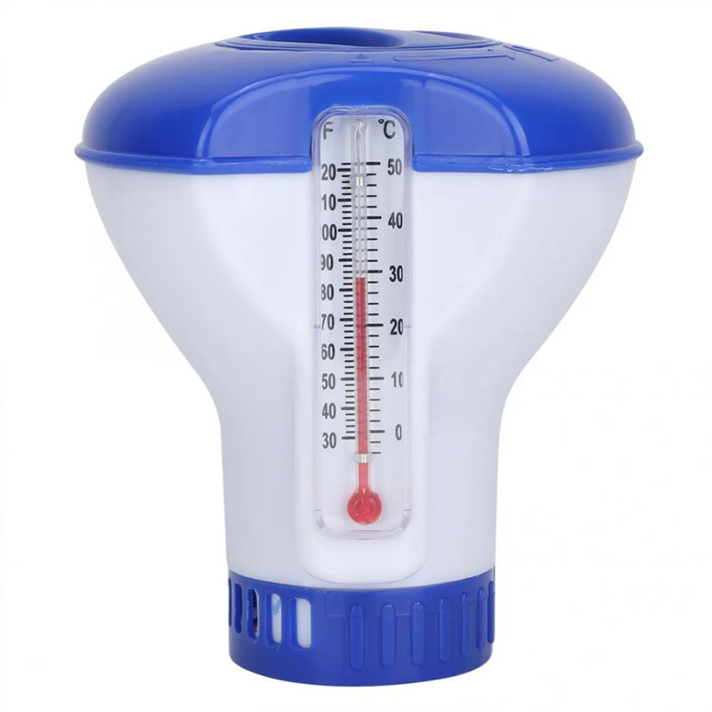 Swimming Pool Floating Pills Disinfecting Box with Thermometer Automatic Chlorine Bromine Tablet Drug Dispenser Pool Accessories
Swimming Pool Floating Pills Disinfecting Box with Thermometer Automatic Chlorine Bromine Tablet Drug Dispenser Pool Accessories
