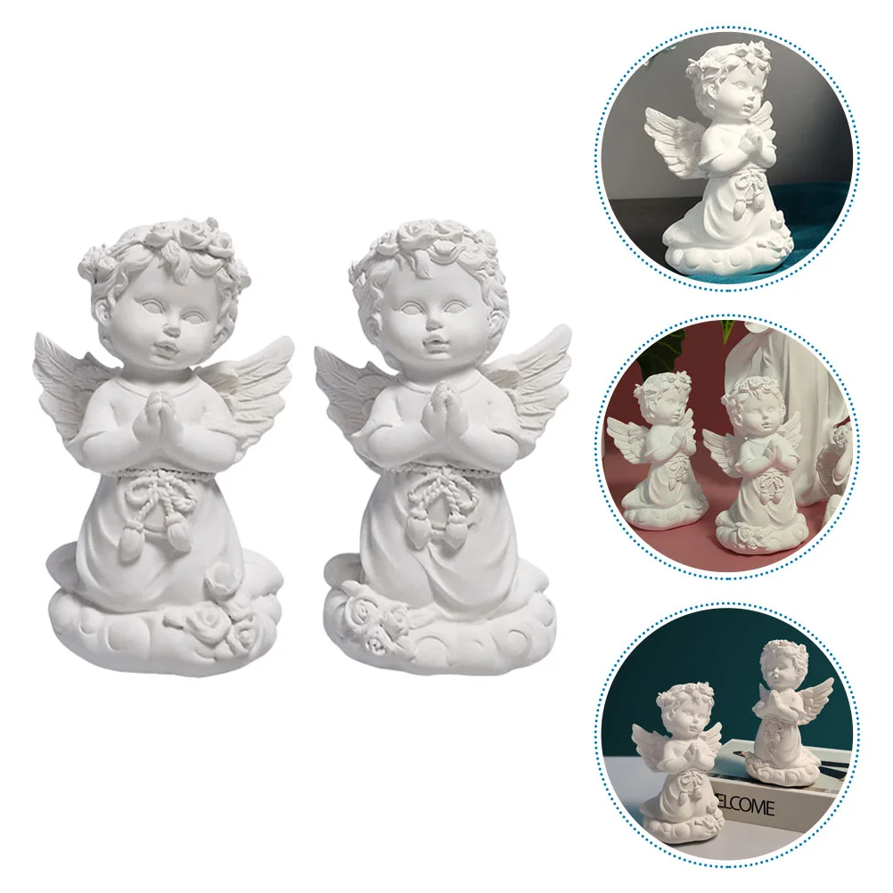 2pcs Resin Statue Wing Statue Prayer Statue Figurine Sculpture Garden for Lawn Patio Home
2pcs Resin Statue Wing Statue Prayer Statue Figurine Sculpture Garden for Lawn Patio Home