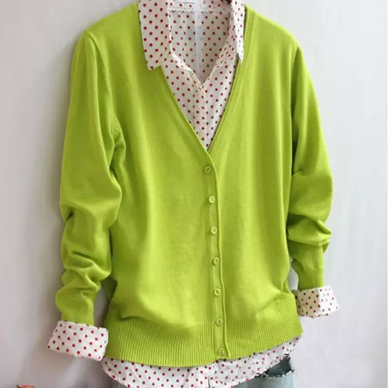 New2022 new arrived women clothing candy color sweater knitted cardigan long-sleeved brand sweater women cardigan ZY653
New2022 new arrived women clothing candy color sweater knitted cardigan long-sleeved brand sweater women cardigan ZY653