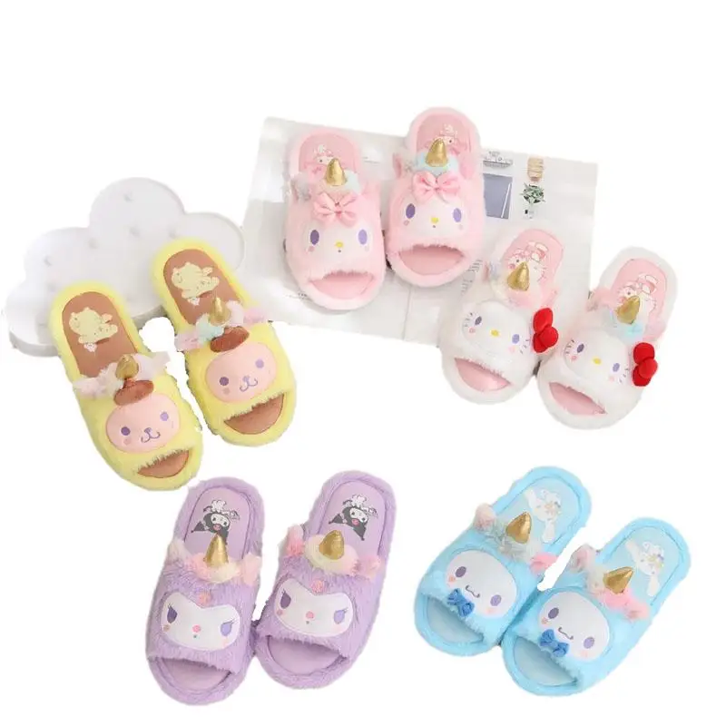 Новые милые шлепанцы Sanrios Cinnamoroll My Melody Hellokittys Purin Kuromi с милым мультяшным аниме рыбьим ротом и мягкой подошвой для дома
Новые милые шлепанцы Sanrios Cinnamoroll My Melody Hellokittys Purin Kuromi с милым мультяшным аниме рыбьим ротом и мягкой подошвой для дома