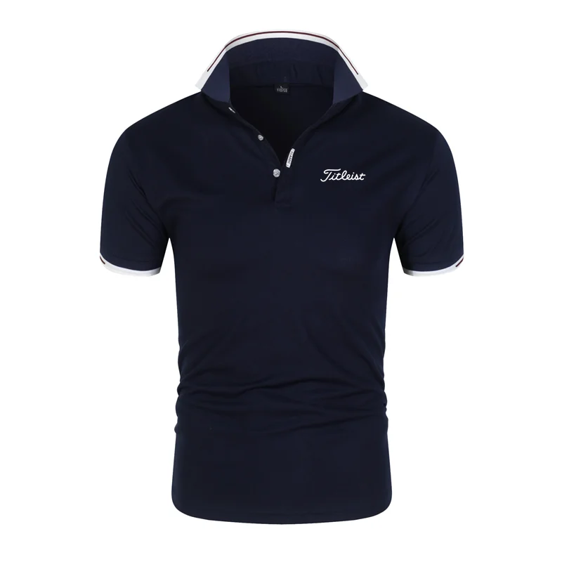 2022 Summer Men's Sports Golf Shirt Quick Dry Breathable Polo Shirt Polyester/Spandex Short Sleeve Top Golf Wear Men's T-Shir
2022 Summer Men's Sports Golf Shirt Quick Dry Breathable Polo Shirt Polyester/Spandex Short Sleeve Top Golf Wear Men's T-Shir