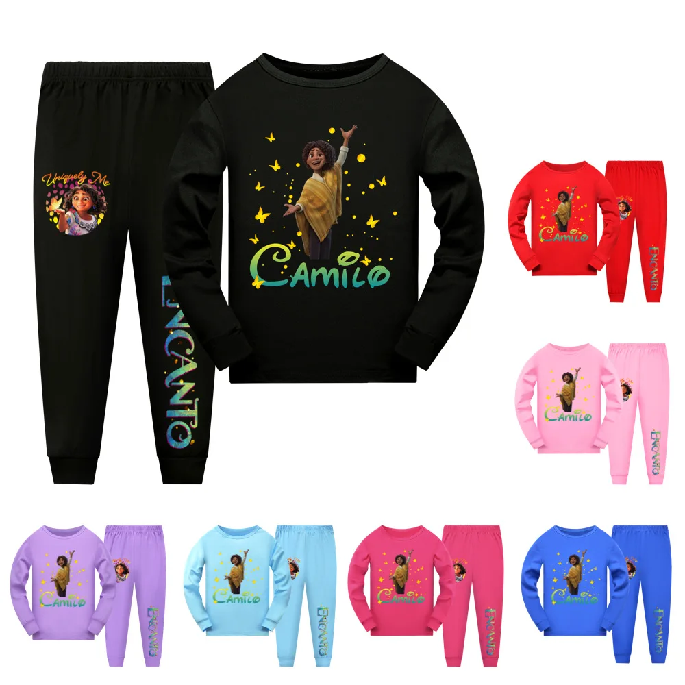 2022 New Disney Encanto Cartoon Print Spring and Autumn Casual Wear Boys and Girls Long-Sleeved Trousers Pajamas Set
2022 New Disney Encanto Cartoon Print Spring and Autumn Casual Wear Boys and Girls Long-Sleeved Trousers Pajamas Set