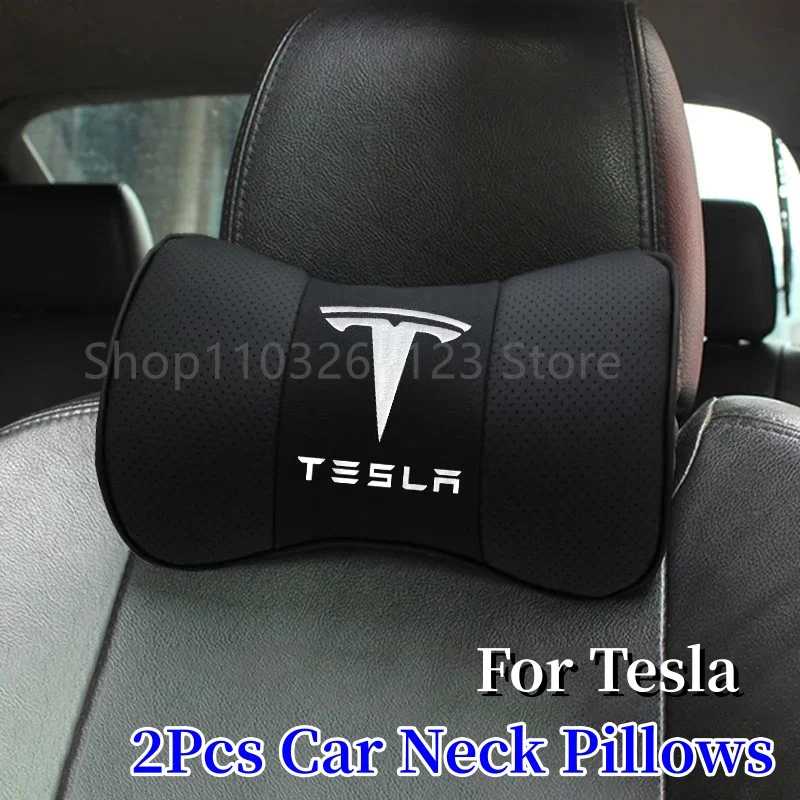 2 шт., автомобильные подушки на шею Tesla Model 3 X S Y, автомобильные принадлежности, Кожаная подушка на подголовник сиденья Tesla Model Y 2023, автомобильные аксессуары
2 шт., автомобильные подушки на шею Tesla Model 3 X S Y, автомобильные принадлежности, Кожаная подушка на подголовник сиденья Tesla Model Y 2023, автомобильные аксессуары
