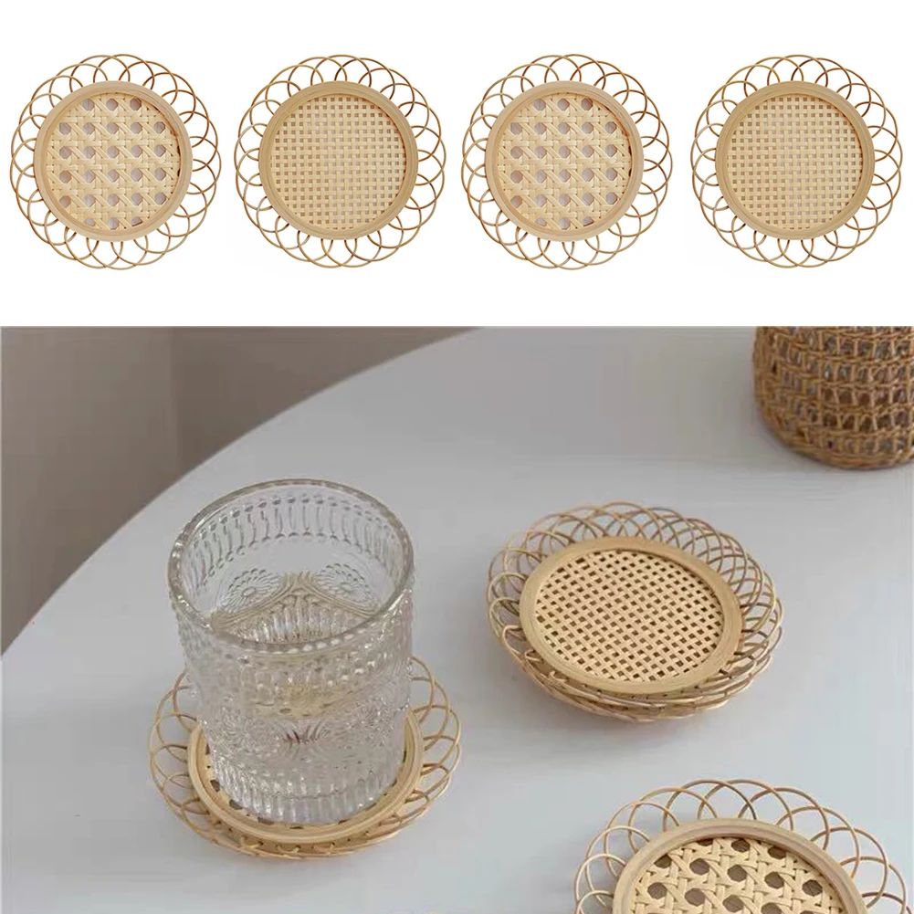 Drink Cup Coffee Coasters Japanese Mat Dining Table Placemat Bamboo Woven Saucer Mat Non-slip Pot Holder Rattan Woven Cup
Drink Cup Coffee Coasters Japanese Mat Dining Table Placemat Bamboo Woven Saucer Mat Non-slip Pot Holder Rattan Woven Cup