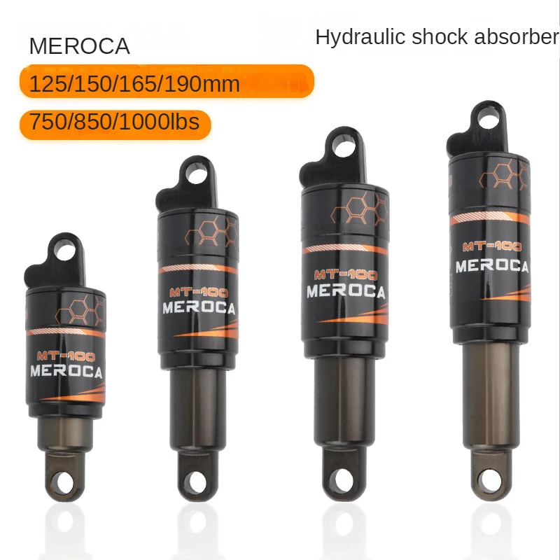 MEROCA Bicycle Oil Spring Shock Absorber Scooter Rear Shock Absorber Spring Rear Liner 125 150 165mm for Mountain Bike
MEROCA Bicycle Oil Spring Shock Absorber Scooter Rear Shock Absorber Spring Rear Liner 125 150 165mm for Mountain Bike