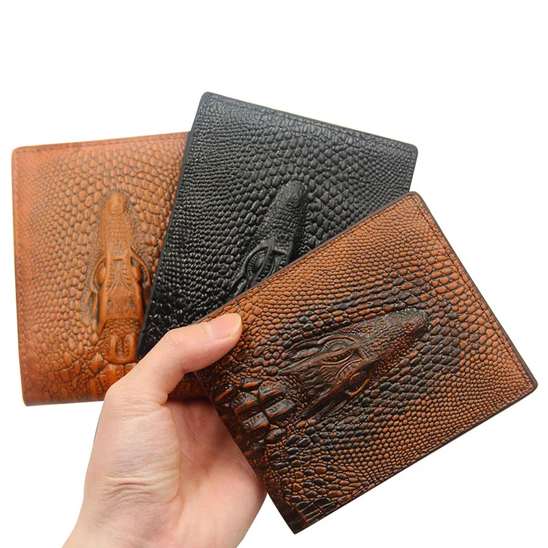 New Style Men's Wallet Short Crocodile Pattern Fashion Business Multi-card PU Wallet Cover on The Passport Men Purse Clutch Bag
New Style Men's Wallet Short Crocodile Pattern Fashion Business Multi-card PU Wallet Cover on The Passport Men Purse Clutch Bag