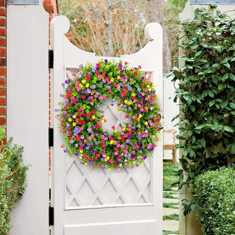 Colorful Simulation Wreath Flower Farmhouse Garland Wreath Cottage Front Door Wall Hanging Wreath Wedding Wreath Home Decorat
Colorful Simulation Wreath Flower Farmhouse Garland Wreath Cottage Front Door Wall Hanging Wreath Wedding Wreath Home Decorat