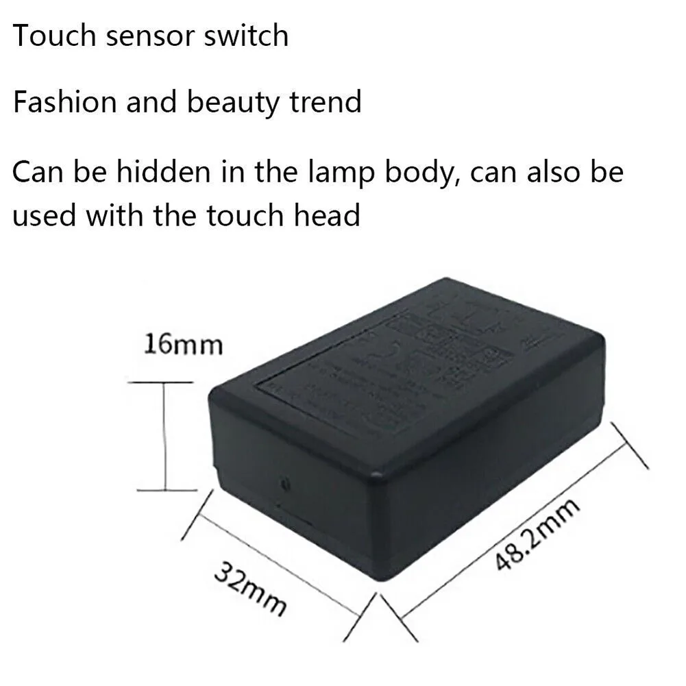 Touch Switch Inductive Switch 220V Black EU Type Inductive Switch LED Touch Sensor Switch PVC Solar Fittings 1pc
Touch Switch Inductive Switch 220V Black EU Type Inductive Switch LED Touch Sensor Switch PVC Solar Fittings 1pc