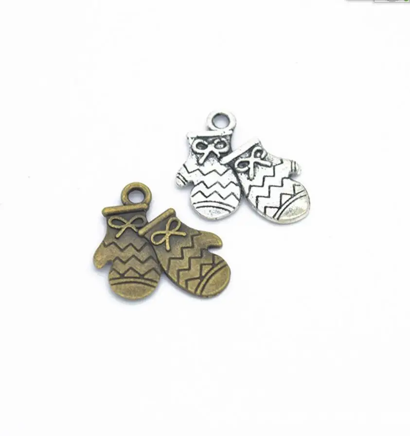 100pcs Charms Christmas Gloves 19x16mm Tibetan Silver Color Pendants Antique Jewelry Making DIY Handmade Craft F0546
100pcs Charms Christmas Gloves 19x16mm Tibetan Silver Color Pendants Antique Jewelry Making DIY Handmade Craft F0546