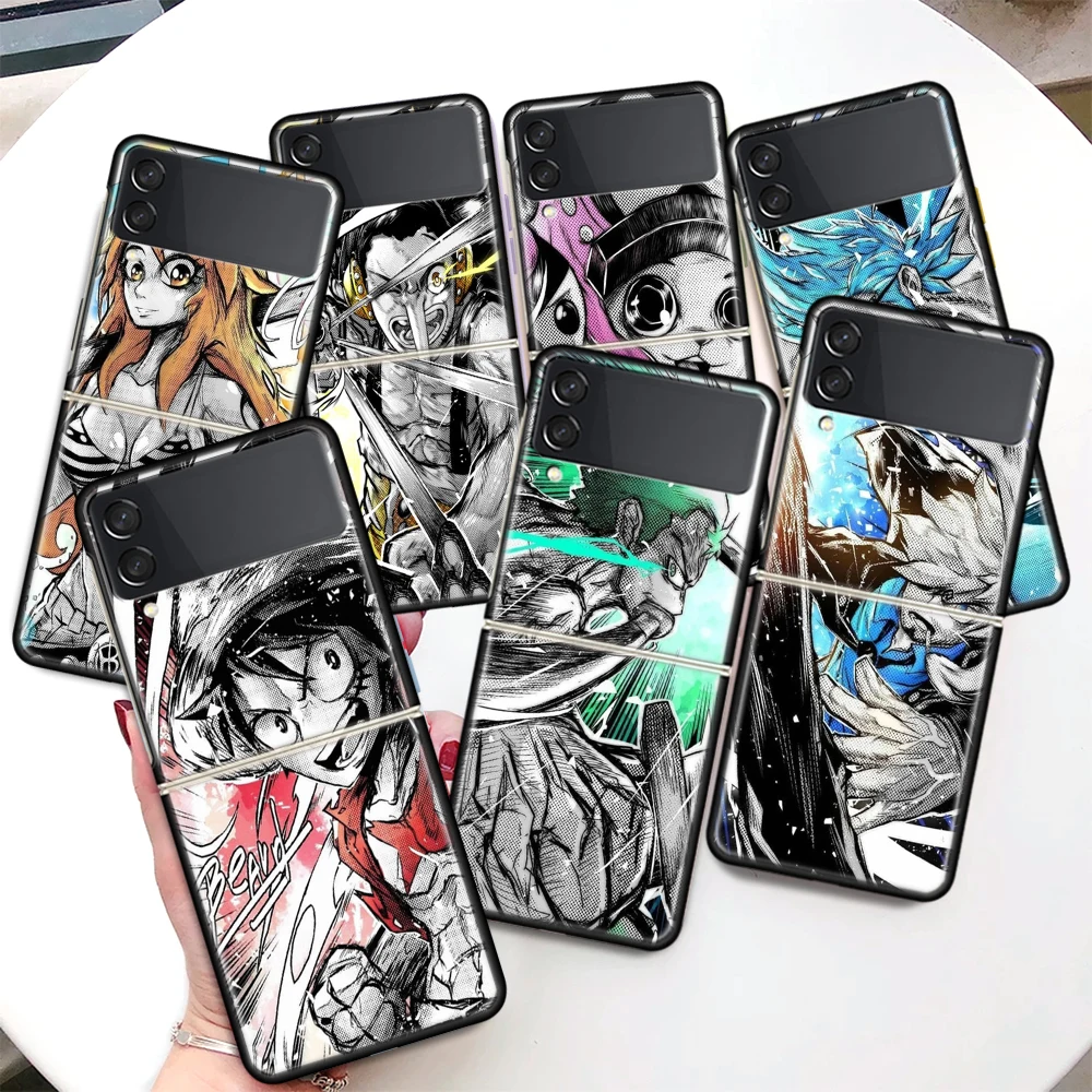 One Piece Art Coque Phone Case For Samsung Galaxy Z Flip 3 5G Black Hard Cover ZFlip 3 Luxury Shockproof Bumper Fundas
One Piece Art Coque Phone Case For Samsung Galaxy Z Flip 3 5G Black Hard Cover ZFlip 3 Luxury Shockproof Bumper Fundas