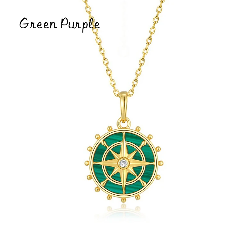 Authentic s925 Sterling Silver Luxury Stars Natural Malachite Pendant Necklace For Women Link Chain Necklace Fine Jewelry CN1234
Authentic s925 Sterling Silver Luxury Stars Natural Malachite Pendant Necklace For Women Link Chain Necklace Fine Jewelry CN1234
