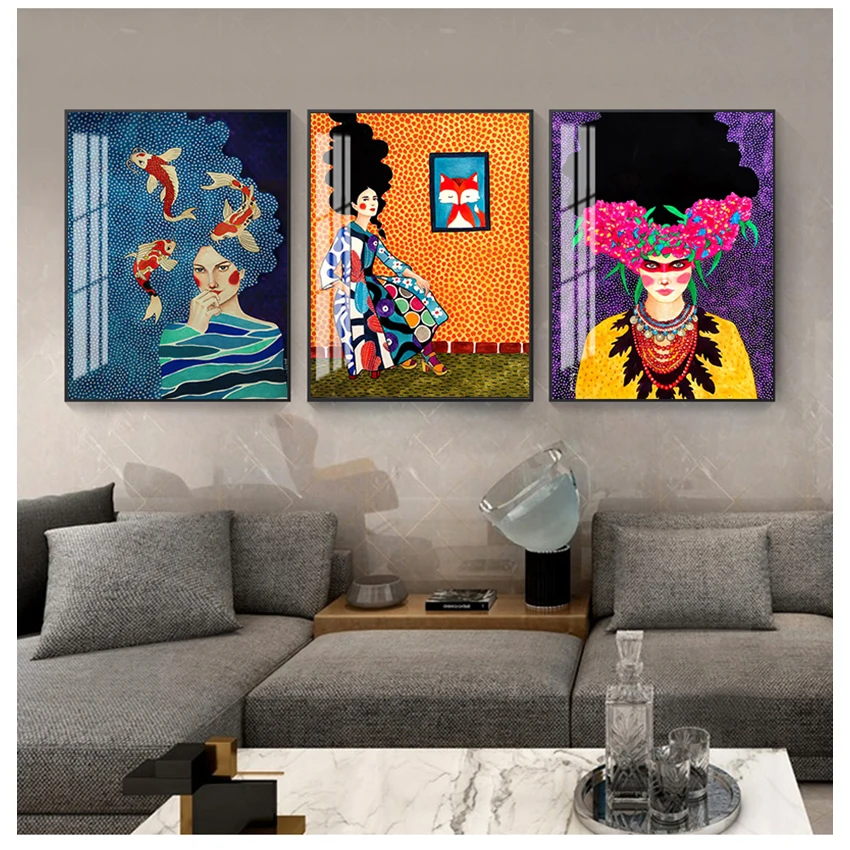 Nordic Prints Wall Pictures For Living Room Unframed Abstract Girl Hair Flower Bird Wall Art Canvas Painting Vintage
Nordic Prints Wall Pictures For Living Room Unframed Abstract Girl Hair Flower Bird Wall Art Canvas Painting Vintage