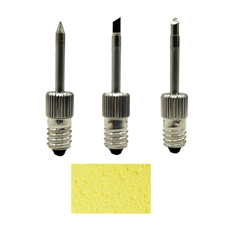 3Pcs Brass Soldering Tips USB Soldering Iron Head Welding Soldering Tips For E10 Interface Soldering Stations
3Pcs Brass Soldering Tips USB Soldering Iron Head Welding Soldering Tips For E10 Interface Soldering Stations