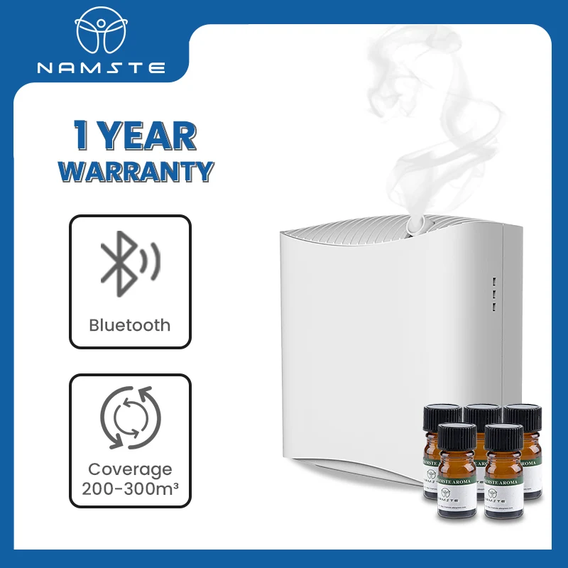 NAMSTE Bluetooth Aromatherapy Diffuser 130ML Aroma Oil Diffuser Distillation Devices Electric Aromatic Oasis Home Air Freshener
NAMSTE Bluetooth Aromatherapy Diffuser 130ML Aroma Oil Diffuser Distillation Devices Electric Aromatic Oasis Home Air Freshener