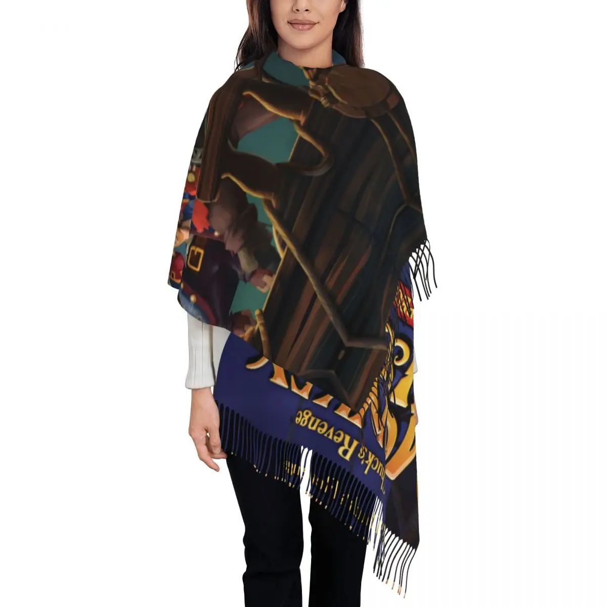 Personalized Printed The Secret Of Monkey Island Scarf Men Women Winter Fall Warm Scarves Adventure Action Game Shawls Wraps
Personalized Printed The Secret Of Monkey Island Scarf Men Women Winter Fall Warm Scarves Adventure Action Game Shawls Wraps