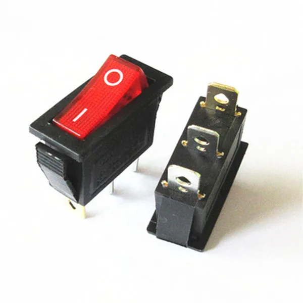 5PCS KCD3 Rocker Switch ON-OFF ON-OFF-ON 2/3Position 2/3Pins With Light Power Switch 16A 250V / 20A 125V AC
5PCS KCD3 Rocker Switch ON-OFF ON-OFF-ON 2/3Position 2/3Pins With Light Power Switch 16A 250V / 20A 125V AC