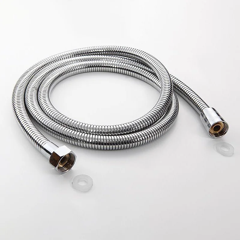 1.5M Bathroom Replacement Anti-twist Shower Hose Stainless Steel Chrome Shower Head Bathroom Plumbing Hoses Bathroom Accesorios
1.5M Bathroom Replacement Anti-twist Shower Hose Stainless Steel Chrome Shower Head Bathroom Plumbing Hoses Bathroom Accesorios