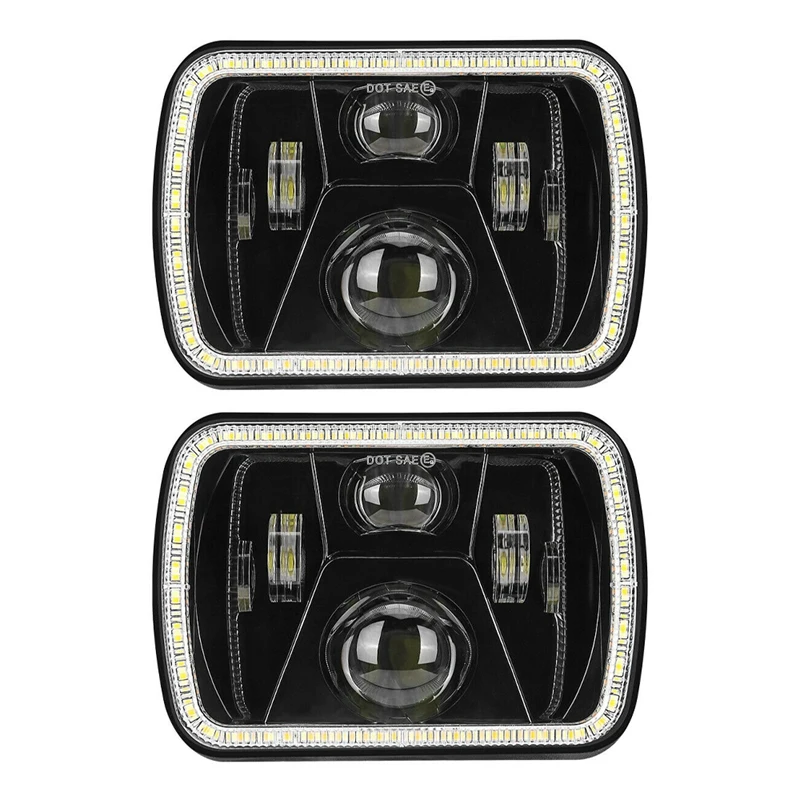 2x250 Вт квадратные 7-дюймовые (5X7)/(7X6) светодиодные фары для грузовиков (левый и правый глаза без диафрагмы) дневные ходовые огни
2x250 Вт квадратные 7-дюймовые (5X7)/(7X6) светодиодные фары для грузовиков (левый и правый глаза без диафрагмы) дневные ходовые огни