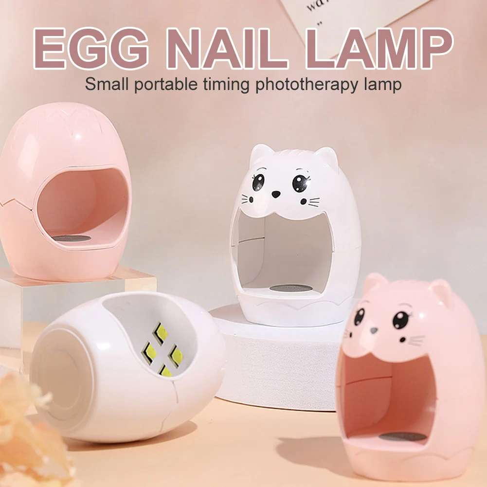 Egg Shape Nail Lamp 6W Mini Single Finger Nail Polish Dryer Fast Drying UV LED Light For Gel Polish Glue Manicure Tool
Egg Shape Nail Lamp 6W Mini Single Finger Nail Polish Dryer Fast Drying UV LED Light For Gel Polish Glue Manicure Tool