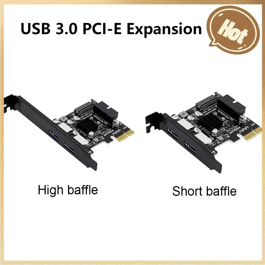 

Плата расширения PCI-E с 2 портами USB 3,0, 5 Гбит/с, USB3.0 хаб 19Pin/20Pin, передняя панель USB 3,0, PCI Express адаптер, концентратор, модуль адаптера