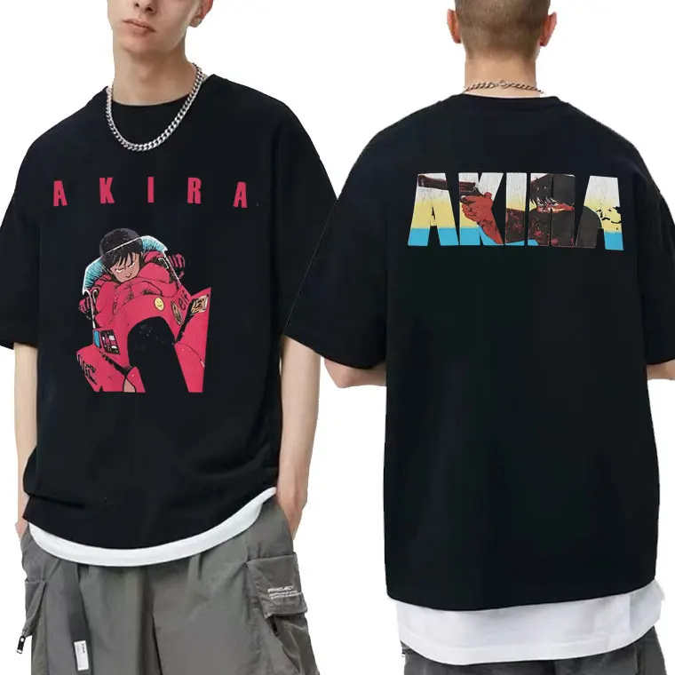 Japanese 90s Action Sci-fi Anime Akira Double Sided Print T-shirt Men Women Fashion Oversized Hip Hop T Shirt Streetwear Tees
Japanese 90s Action Sci-fi Anime Akira Double Sided Print T-shirt Men Women Fashion Oversized Hip Hop T Shirt Streetwear Tees