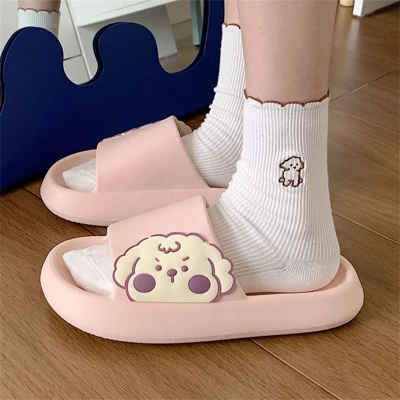 Yasuk All Season Fashion Women's Casual Simple Soft Indoor And Outside Home Slippers All-Match Non-Slip Sloid Lovely Happy Dog
Yasuk All Season Fashion Women's Casual Simple Soft Indoor And Outside Home Slippers All-Match Non-Slip Sloid Lovely Happy Dog