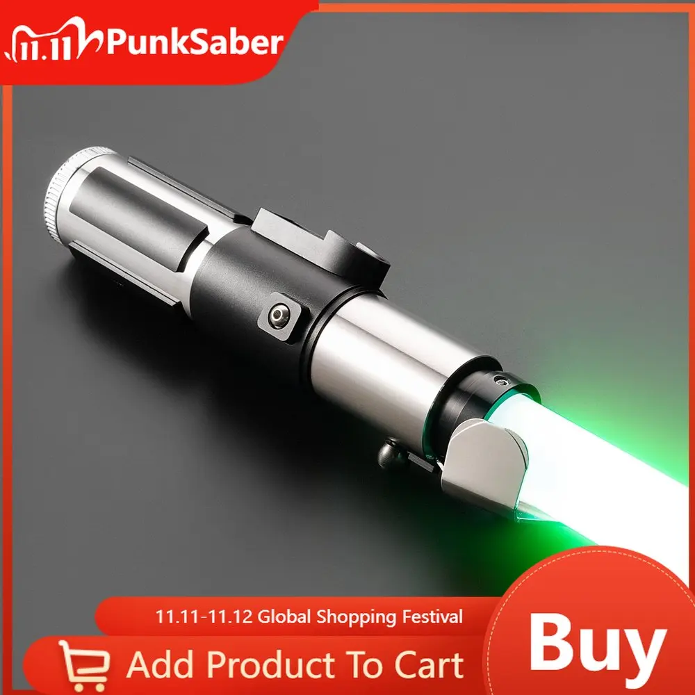 PunkSaber New Lightsaber Light-Up Toy Smooth Swing Dueling Laser Sword 12 Sets Sound RGB 12 Colors Change Sable De Luz Xenopixel
PunkSaber New Lightsaber Light-Up Toy Smooth Swing Dueling Laser Sword 12 Sets Sound RGB 12 Colors Change Sable De Luz Xenopixel