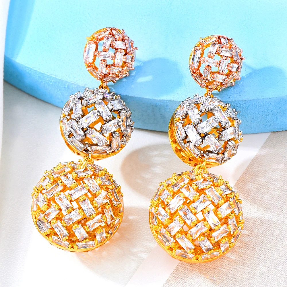 Kellybola Luxury CLAWS Trendy Earrings Trendy Cubic Zircon Indian Gold Earrings for women Wedding Engagement Party JEWELRY GIFT
Kellybola Luxury CLAWS Trendy Earrings Trendy Cubic Zircon Indian Gold Earrings for women Wedding Engagement Party JEWELRY GIFT