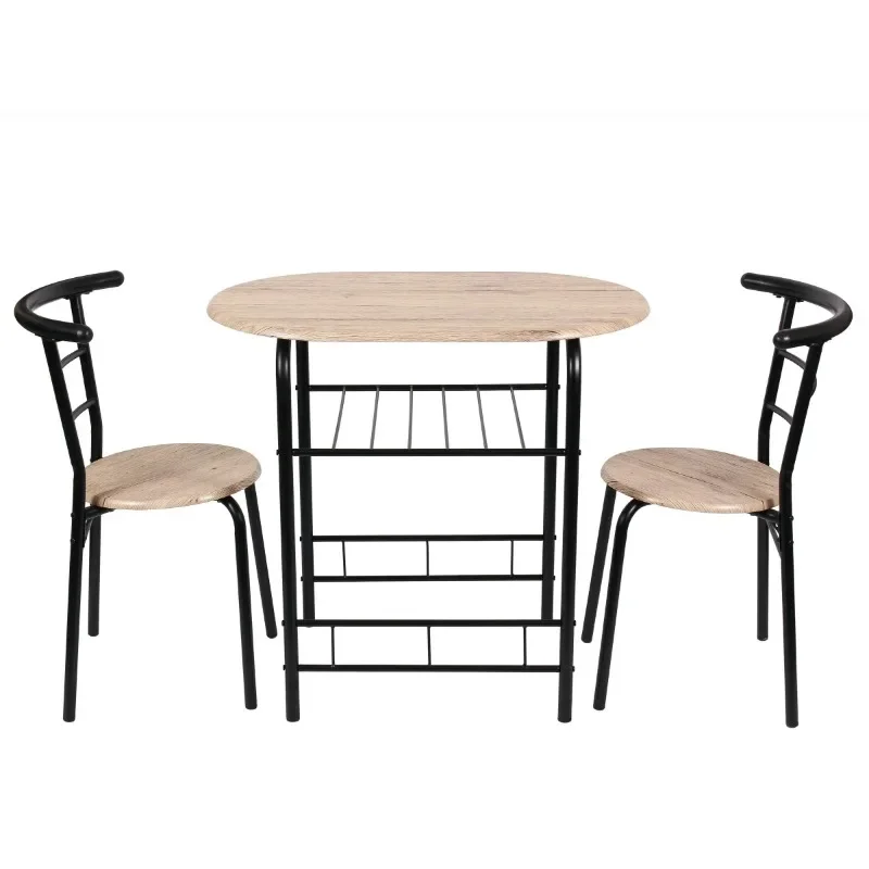 3 Piece Metal and Wood Dining Set, Include 1 Table and 2 Chairs, Grey Color for Indoor
3 Piece Metal and Wood Dining Set, Include 1 Table and 2 Chairs, Grey Color for Indoor