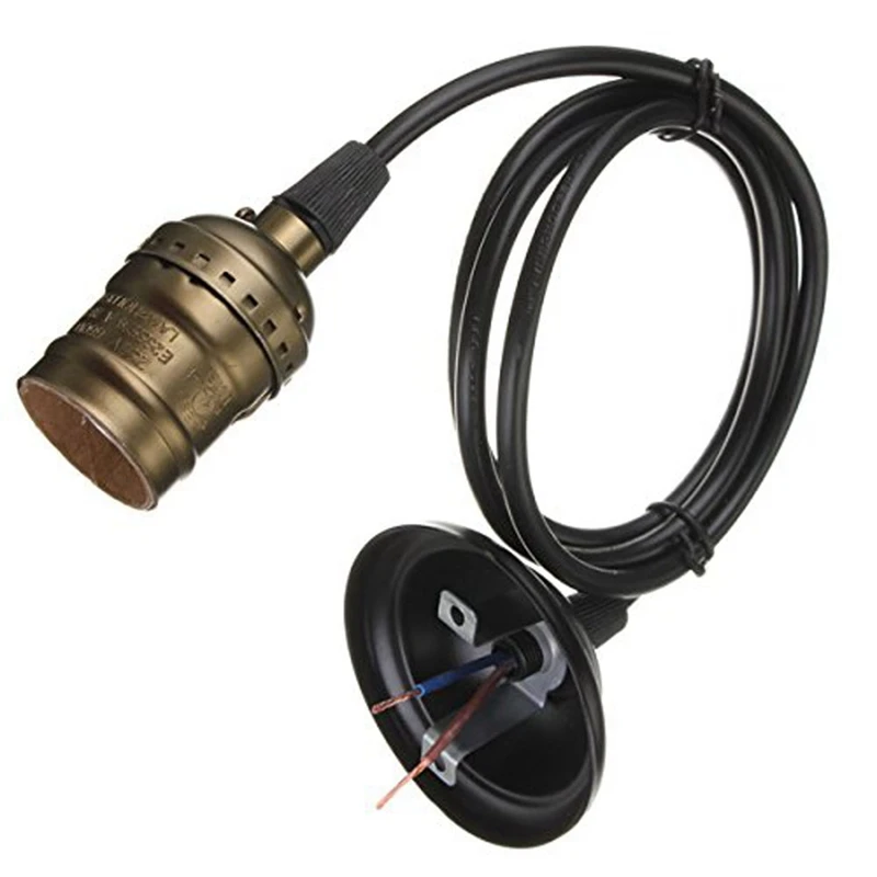 3X Vintage Lamp Light Base Socket Holder E27 Screw Bulbs -Suitable For Bare Bulb Features With Wire No Switch
3X Vintage Lamp Light Base Socket Holder E27 Screw Bulbs -Suitable For Bare Bulb Features With Wire No Switch