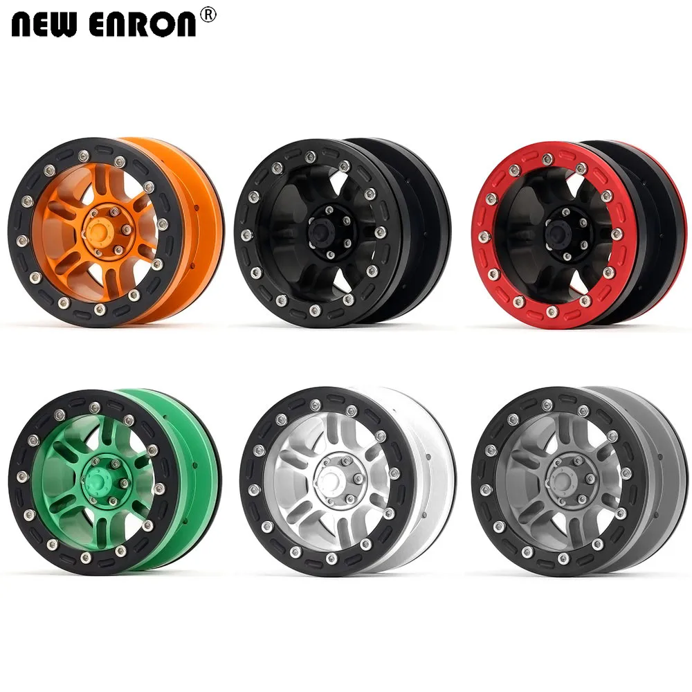 NEW ENRON 4Pcs Alloy 2.2" 6 Double-spokes Beadlock Wheels Rim for RC Crawler Axial 1/10 SCX10 II 90046 90053 RR10 TRX-4 KM2 YETI
NEW ENRON 4Pcs Alloy 2.2" 6 Double-spokes Beadlock Wheels Rim for RC Crawler Axial 1/10 SCX10 II 90046 90053 RR10 TRX-4 KM2 YETI