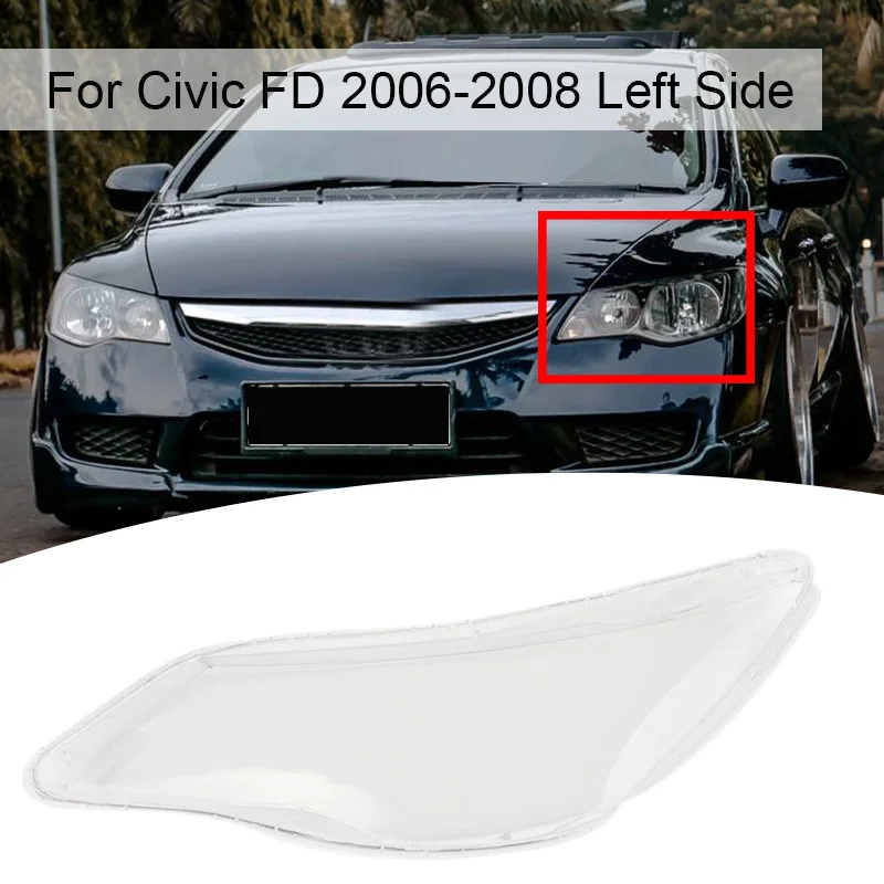 Car Front Left Side Headlight Clear Lens Lamp Shade Shell Cover for 2006 2007 2008 Honda Civic FD
Car Front Left Side Headlight Clear Lens Lamp Shade Shell Cover for 2006 2007 2008 Honda Civic FD