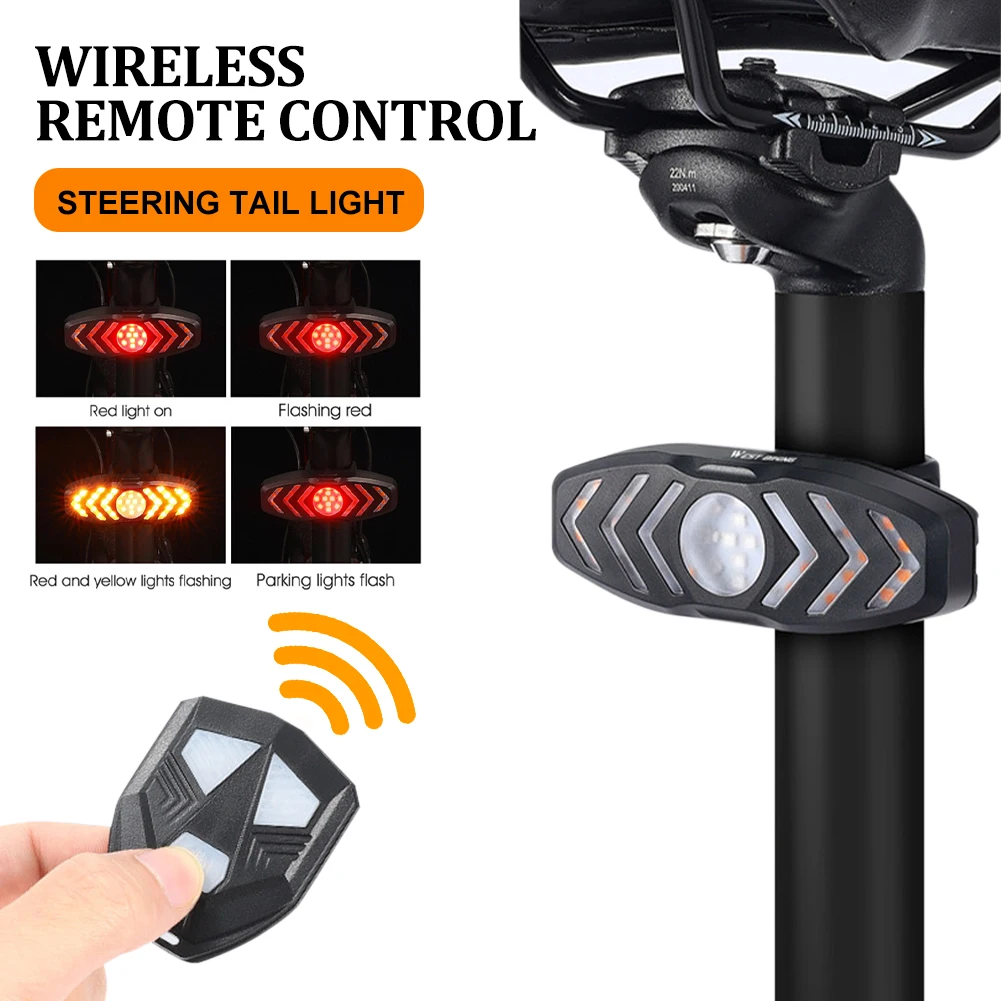 Universal Bicycle Taillight with Horn USB Rechargeable MTB Road Bike Tail Light Turn Signal Warning Signal with Remote Control
Universal Bicycle Taillight with Horn USB Rechargeable MTB Road Bike Tail Light Turn Signal Warning Signal with Remote Control