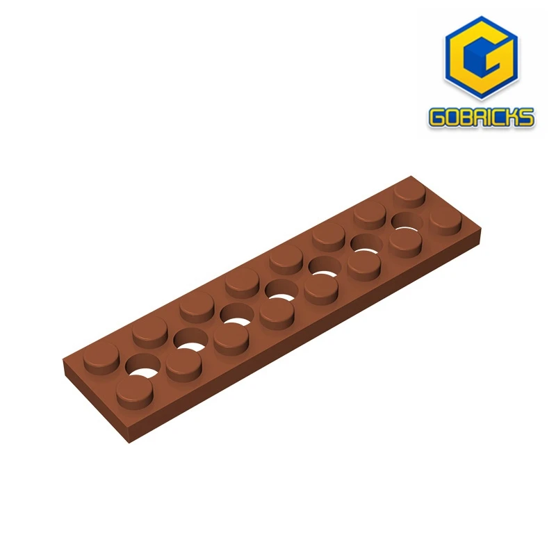 Gobricks GDS-699 Technical, Plate 2 x 8 with 7 Holes compatible with lego 3738 pieces of children's toys Building Blocks
Gobricks GDS-699 Technical, Plate 2 x 8 with 7 Holes compatible with lego 3738 pieces of children's toys Building Blocks