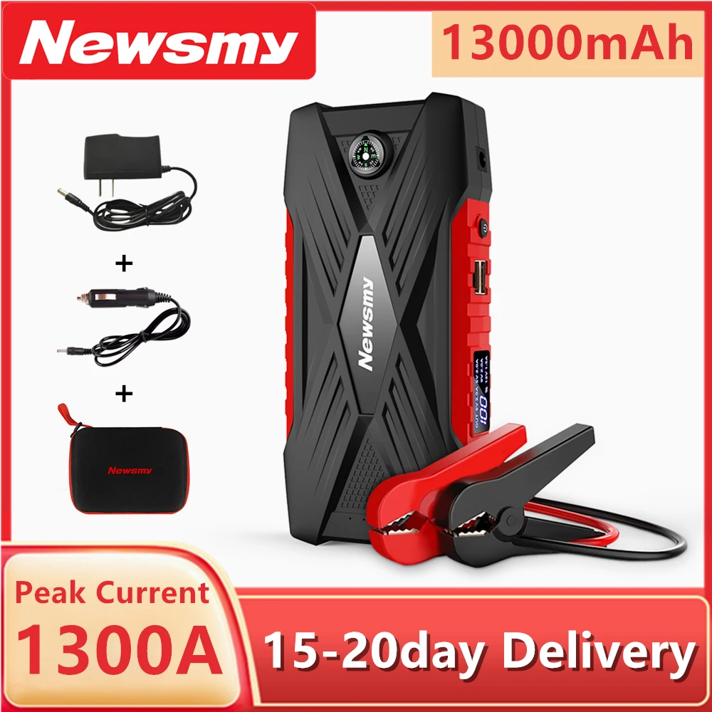 Пусковое устройство NEWSMY 1300A, 13000 мАч, портативный внешний аккумулятор, внешний аккумулятор, бустер для автомобиля, пусковое устройство для э...
Пусковое устройство NEWSMY 1300A, 13000 мАч, портативный внешний аккумулятор, внешний аккумулятор, бустер для автомобиля, пусковое устройство для э...