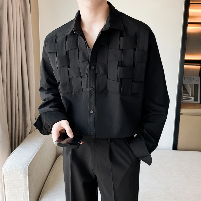 2022 Men Loose Plaid Casual Long Sleeve Shirts/Male Lapel Fashion Shirts Streetwear Tops Casual Shirt Social Party Tuxedo S-2XL
2022 Men Loose Plaid Casual Long Sleeve Shirts/Male Lapel Fashion Shirts Streetwear Tops Casual Shirt Social Party Tuxedo S-2XL