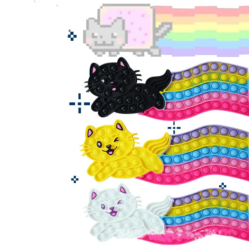 Pop фиджет-антистресс игрушки Kawaii Cat Fun Push Bubble Squishy сенсорные антистрессовые сжимаемые игрушки для фотографий
Pop фиджет-антистресс игрушки Kawaii Cat Fun Push Bubble Squishy сенсорные антистрессовые сжимаемые игрушки для фотографий