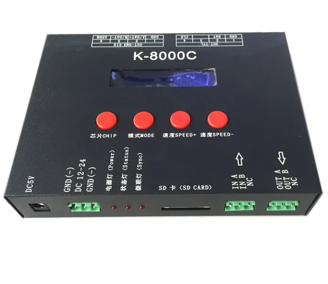 Ingelligent Lighting Solution T-8000 Programmable LED RGB 8192 Pixels Controller K-8000C
Ingelligent Lighting Solution T-8000 Programmable LED RGB 8192 Pixels Controller K-8000C