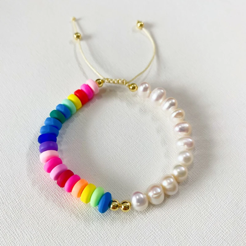 Go2boho Heishi Bracelet Freshwater Pearl Boho Rainbow Bracelets Gift Polymer Clay Jewelry For Women Whlesaler Bohemian Trendy
Go2boho Heishi Bracelet Freshwater Pearl Boho Rainbow Bracelets Gift Polymer Clay Jewelry For Women Whlesaler Bohemian Trendy
