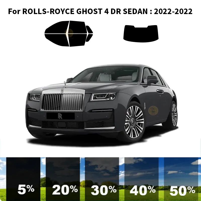 Нанокерамическая Автомобильная УФ-пленка Precut для окон, автомобильная пленка для окон для фототехники GHOST 4 DR SEDAN 2022-2022